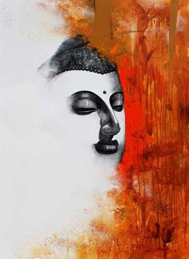 Buddha Ii Painting by Narayan Shelke | ArtZolo.com