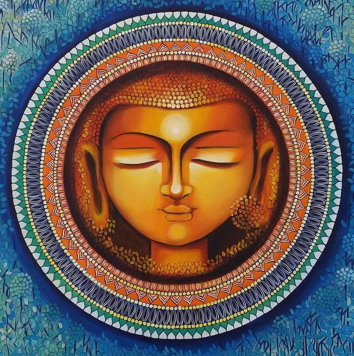 Buddha The Rise Of Soul Consciousness S Painting by Nitu Chhajer | ArtZolo.com