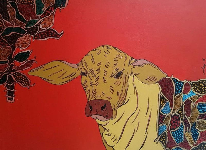 Bull 4 Painting by Rama Krishna V | ArtZolo.com