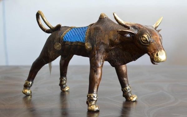 Bull 5 Sculpture by Kushal Bhansali | ArtZolo.com
