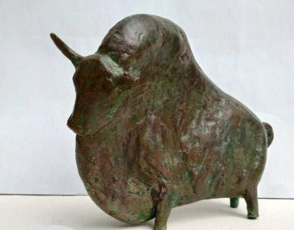 Bull 7 Sculpture by Tanmay Banerjee | ArtZolo.com
