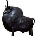 Animals sculpture titled 'Bull', 52x48x12 inches, by artist Tanmay Banerjee on Bronze