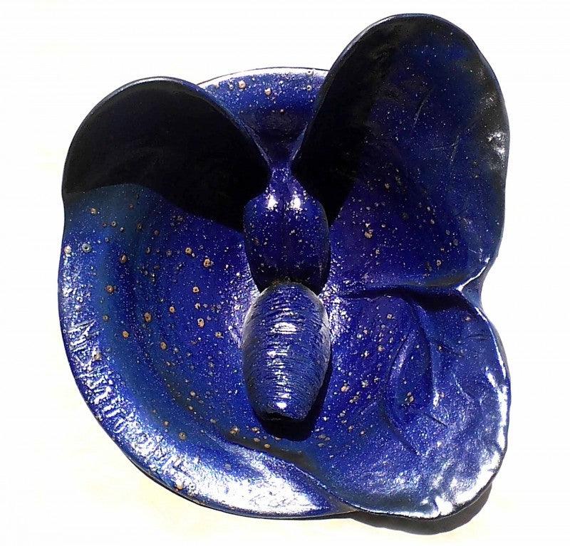 Animals sculpture titled 'Butterfly', 12x12x6 inches, by artist Nishant Kumar on Ceramic