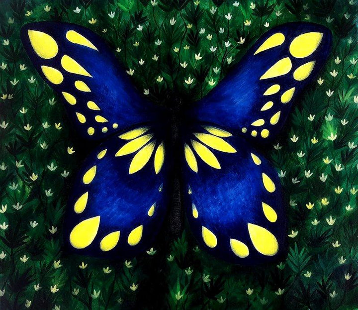 Butterfly Painting by Seby Augustine | ArtZolo.com