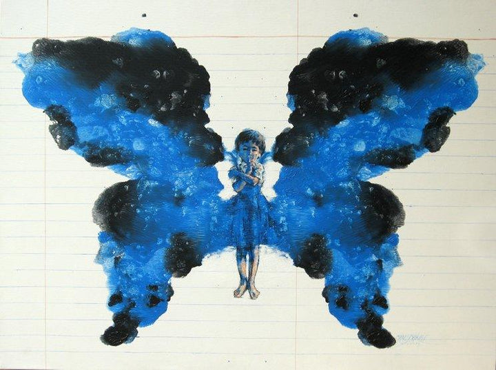 Butterfly Painting by Manoj Sakale | ArtZolo.com