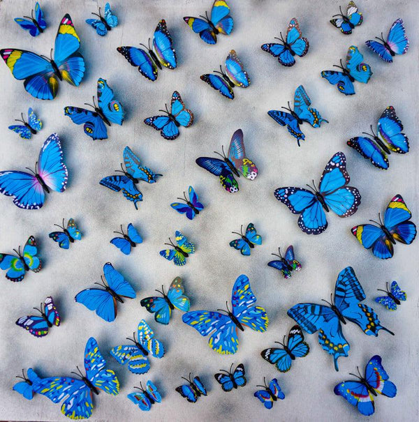 Butterfly Park 3 Sculpture by Sumit Mehndiratta | ArtZolo.com