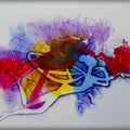 Animals mixed media titled 'Butterfly Series', 36x48 inches, by artist Sripad Kulkarni on Canvas