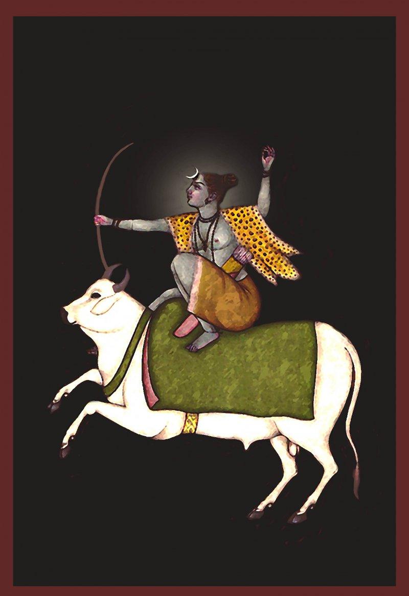 Religious Digital Painting digital art titled 'Buy this piece', 17x11 inches, by artist visiting www.ClaudioFiori.com on canvas