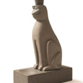 Animals sculpture titled 'Cat 3', 26x16x8 inches, by artist Prashant Bangal on Basalt Stone