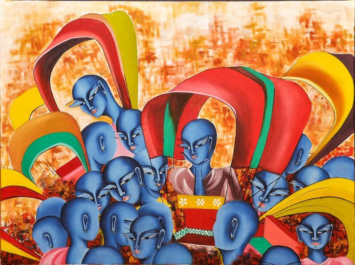 Celebration Of Colours Painting by Deepali Mundra | ArtZolo.com