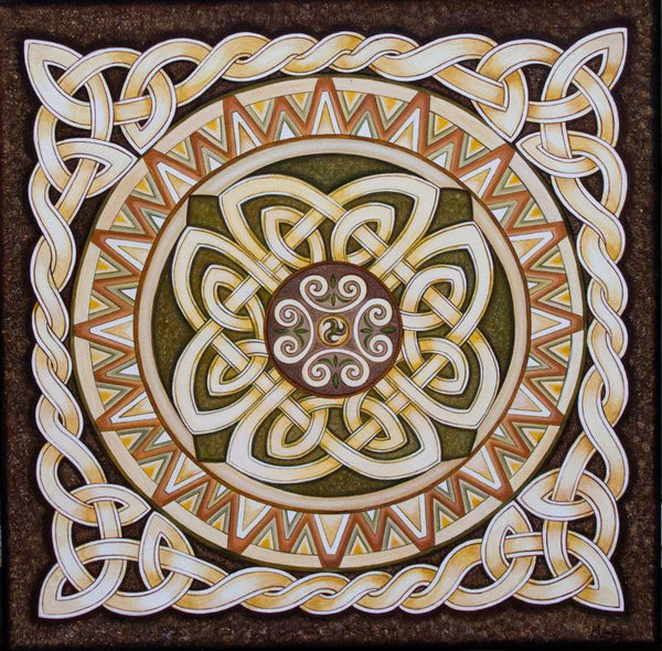 Celtic Rope Mandala big by Manju Lamba | ArtZolo.com