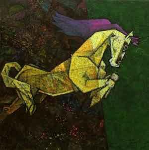 Charging Ahead In My Dreams I Painting by Dinkar Jadhav | ArtZolo.com