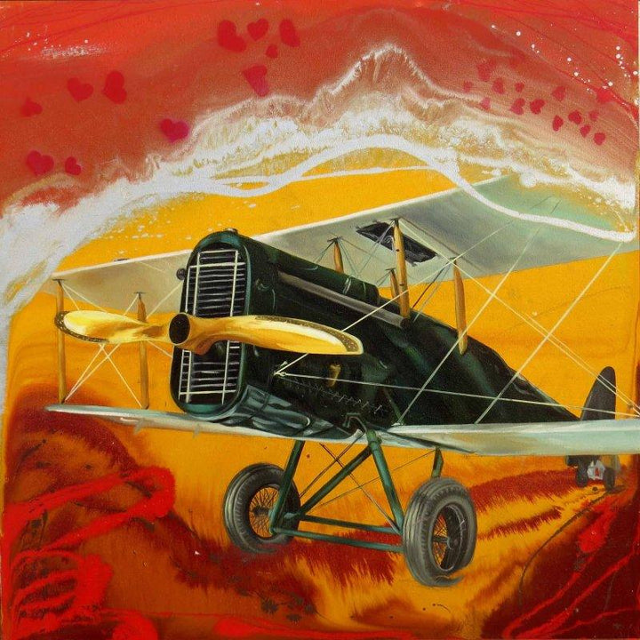 Chariots Of Love 9 Painting by Ankur Rana | ArtZolo.com
