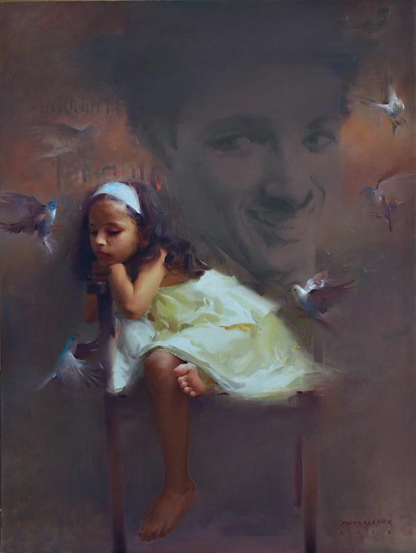 Charlie'S Tweet Painting by Pramod Kurlekar | ArtZolo.com