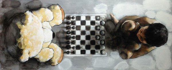 Chess Painting by Manoj Sakale | ArtZolo.com