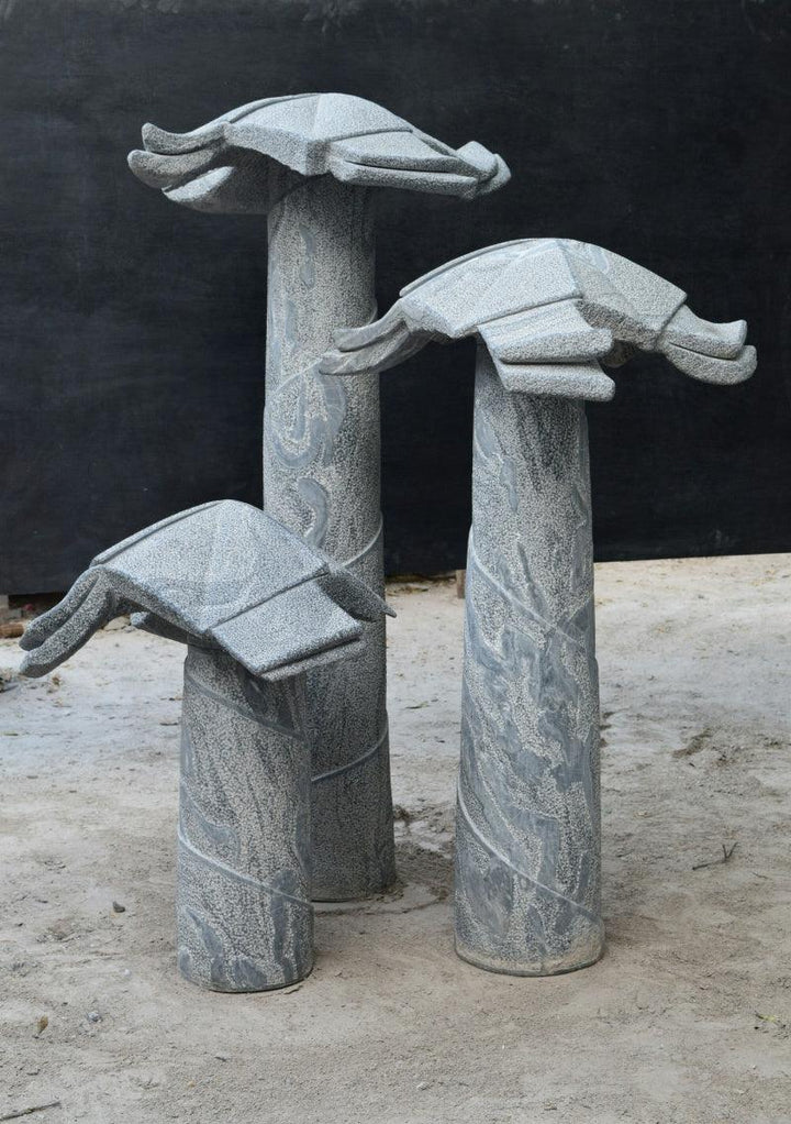 Childhood Memory Sculpture by Pankaj Gahlot | ArtZolo.com