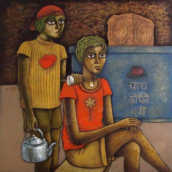 Chotu 4 Painting by Ramchandra B Pokale | ArtZolo.com