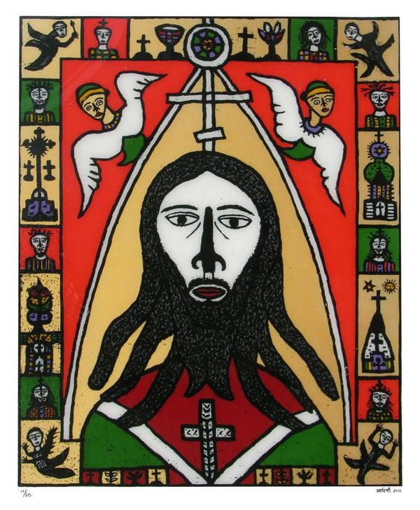 Christ Painting by Madhvi Parekh | ArtZolo.com
