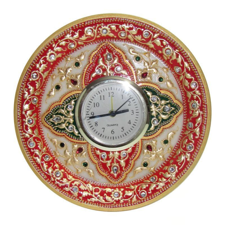 Circular Table Watch Handicraft by Ecraft India | ArtZolo.com