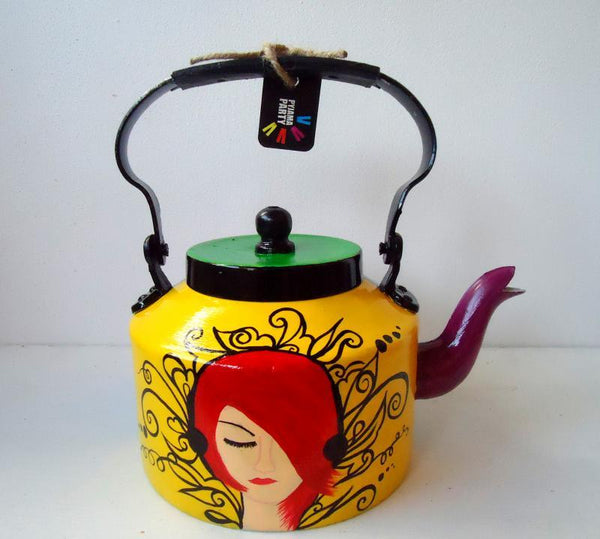 Cleopatra Tea Kettle Handicraft by Rithika Kumar | ArtZolo.com