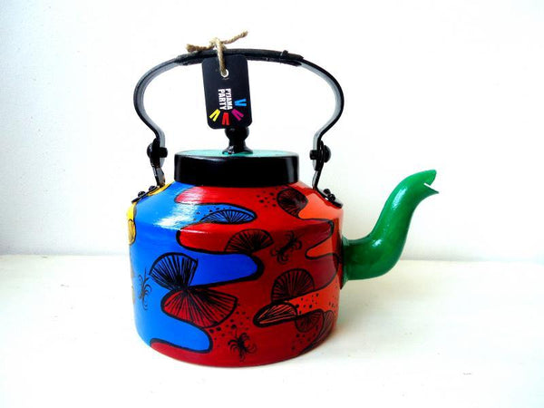 Color Fix Tea Kettle Handicraft by Rithika Kumar | ArtZolo.com