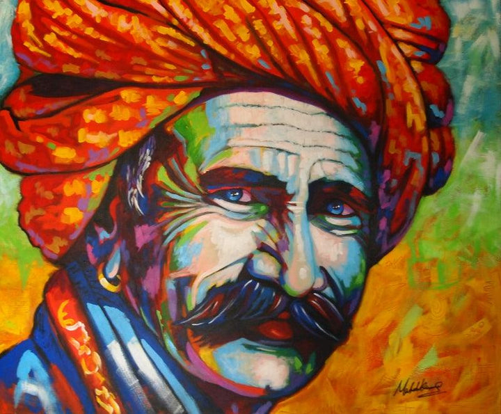 Colorful Life Painting by Mahesh Kummar | ArtZolo.com