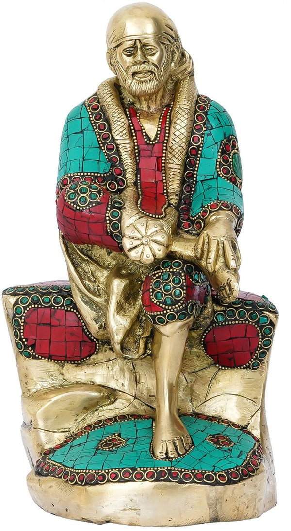 Colorful Sai Baba Handicraft by Brass Handicrafts | ArtZolo.com