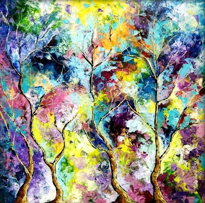 Colors Of Nature 2 Painting by Bahadur Singh | ArtZolo.com