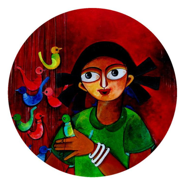 Colors Seller Painting by Sharmi Dey | ArtZolo.com