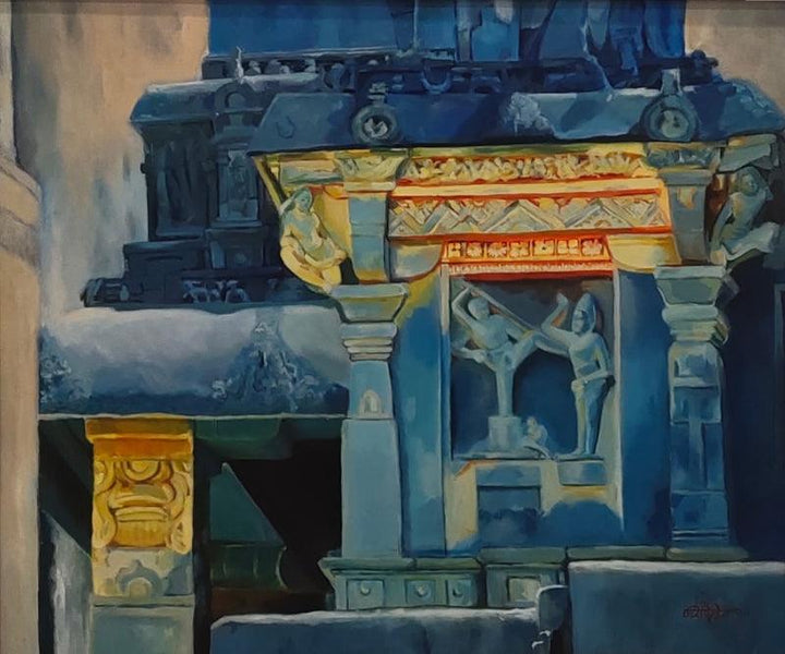 Colour Shades Of Kailas Temple Painting by Sheetal Bawkar | ArtZolo.com