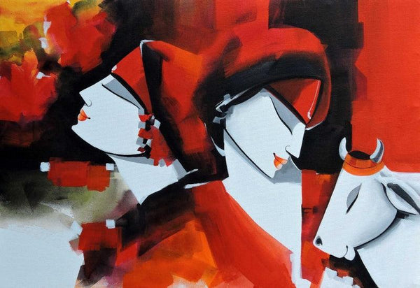 Colours Of Love Painting by Pradeesh K Raman | ArtZolo.com