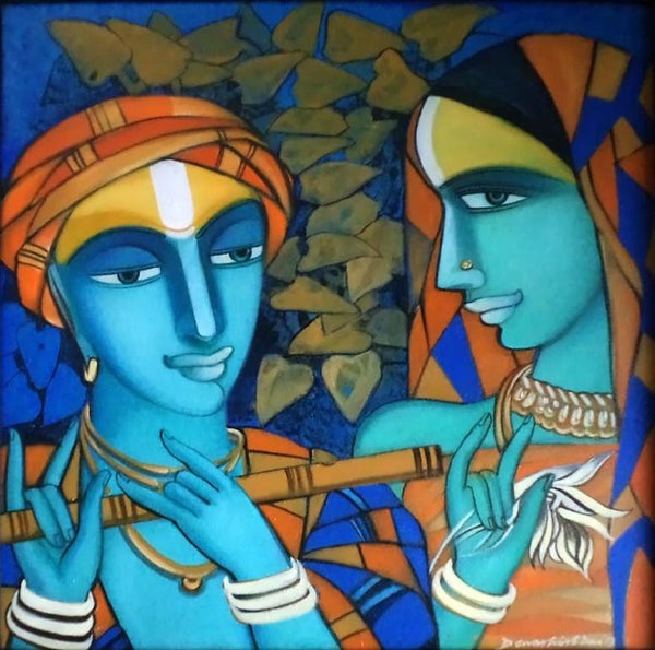 Composition 2 Painting by Dewashish Das | ArtZolo.com