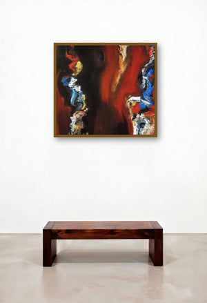 Composition (Emergent Forms) by artist Deepak Guddadakeri displayed in a Luxury Executive Office