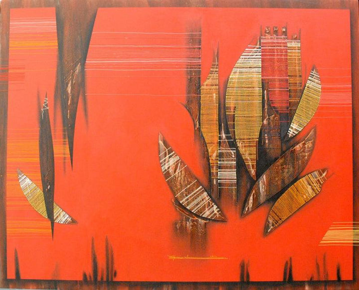 Conquer Abstract 5 Painting by Rahul Dangat | ArtZolo.com