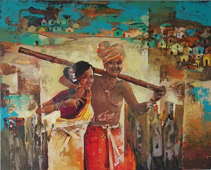 Contention Painting by Durshit Bhaskar | ArtZolo.com