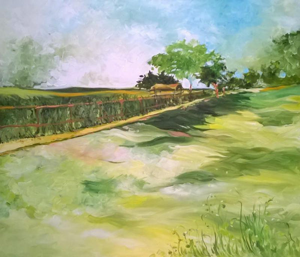 Countryside Painting by Shubhamshiva | ArtZolo.com
