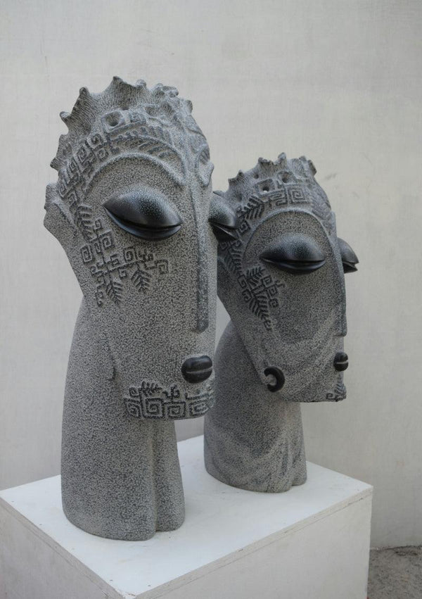Couple 1 Sculpture by Pankaj Gahlot | ArtZolo.com