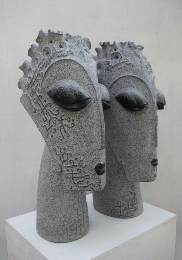 Couple 2 Sculpture by Pankaj Gahlot | ArtZolo.com