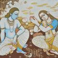 Figurative acrylic painting titled 'Couple', 28x40 inches, by artist Manisha Srivastava on Canvas Board