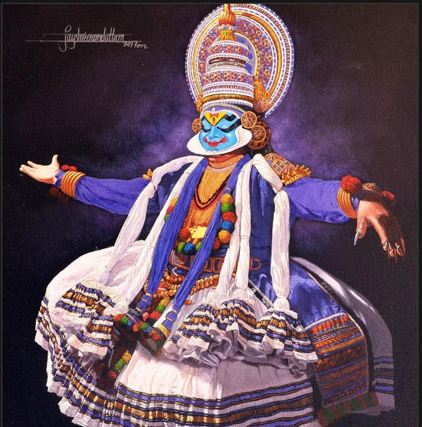 Dance Kathakali Painting by Prashant Yampure | ArtZolo.com