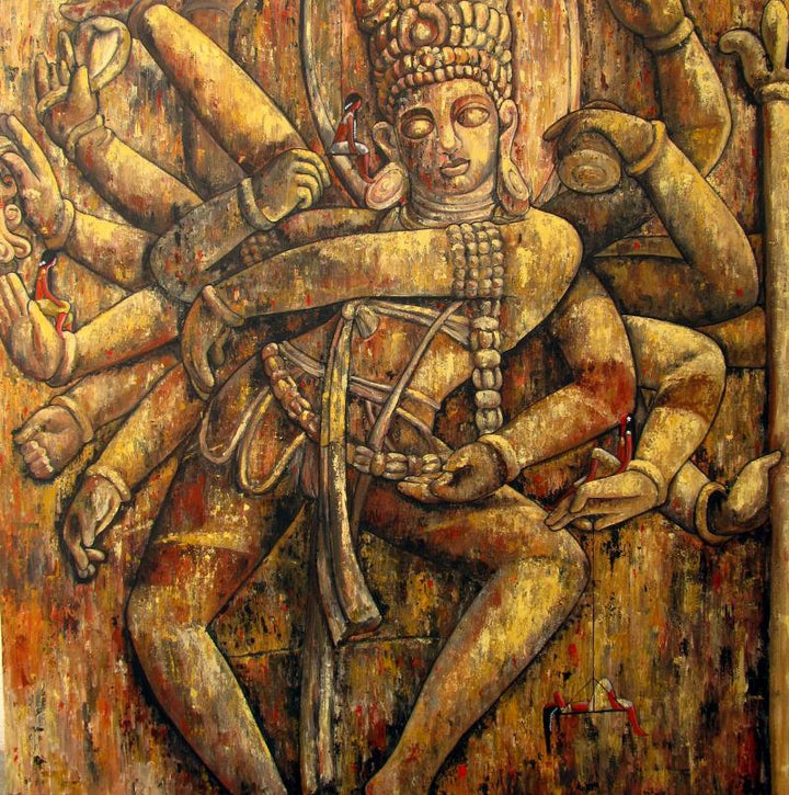 Dance Of Creation Painting by Suruchi Jamkar | ArtZolo.com