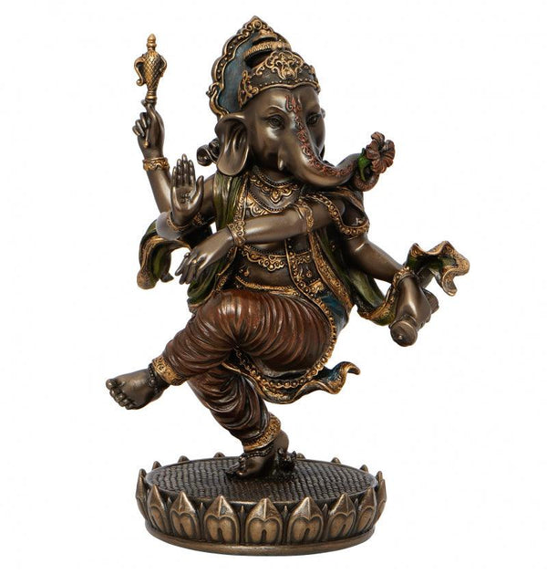 Dancing Lord Ganesha Handicraft by Brass Handicrafts | ArtZolo.com