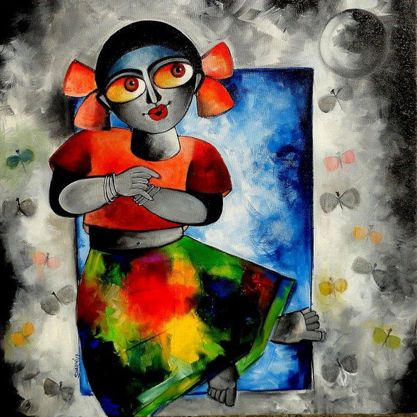 Dancing In Moonlight Painting by Sharmi Dey | ArtZolo.com