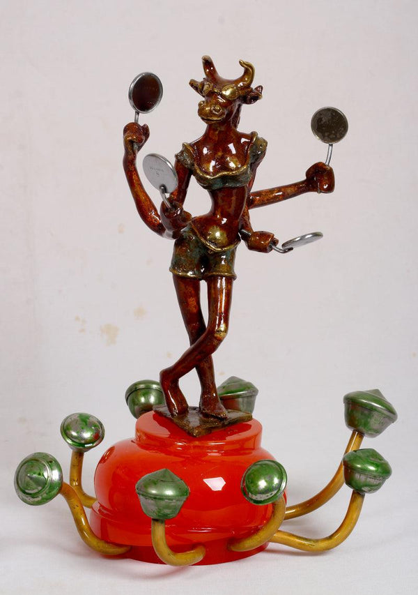 Darpana Sundari 2 Sculpture by Srinivasa Rao | ArtZolo.com