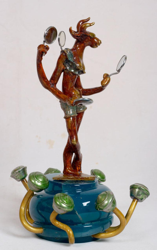 Darpana Sundari Sculpture by Srinivasa Rao | ArtZolo.com