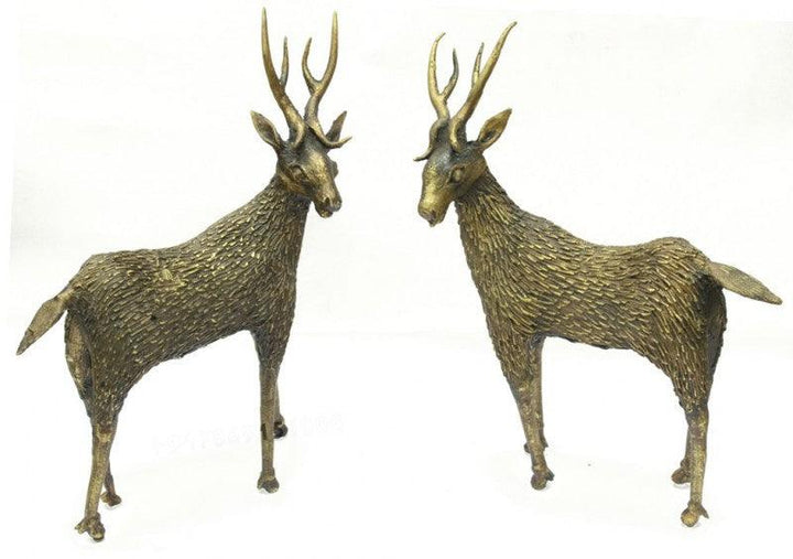 Deer Standing Handicraft by Bhansali Art | ArtZolo.com