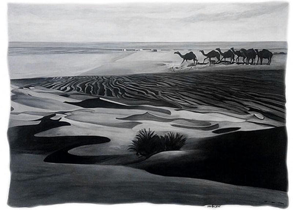 Desert Painting by Manish Sharma | ArtZolo.com