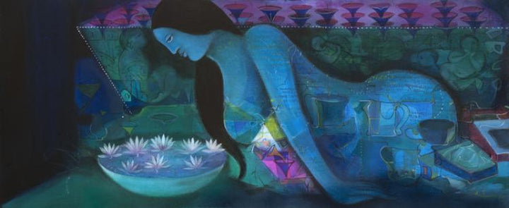 Desires Painting by Madan Lal | ArtZolo.com