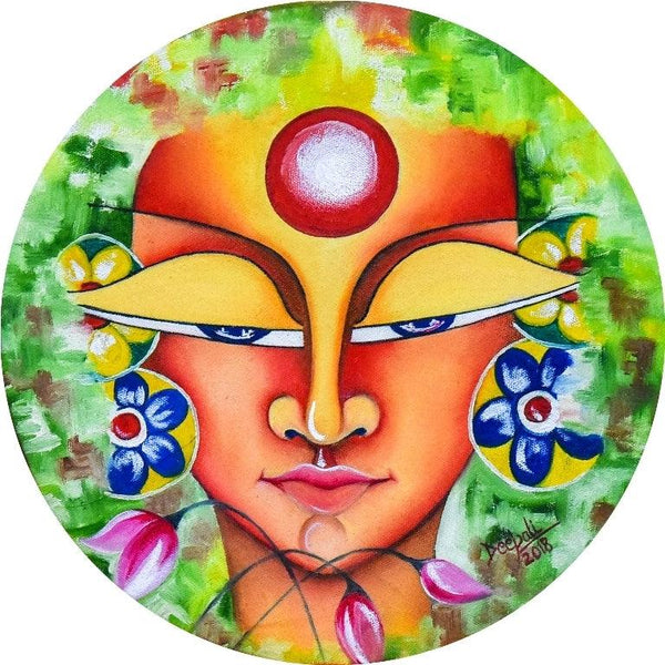 Devi Painting by Deepali Mundra | ArtZolo.com