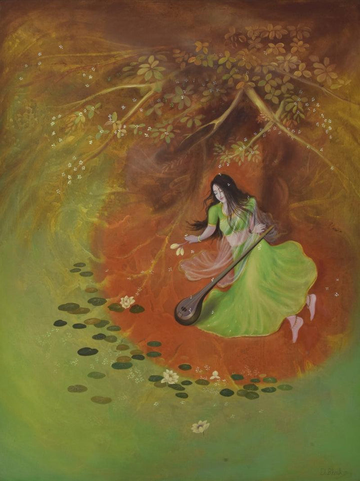 Devotee Painting by Durshit Bhaskar | ArtZolo.com
